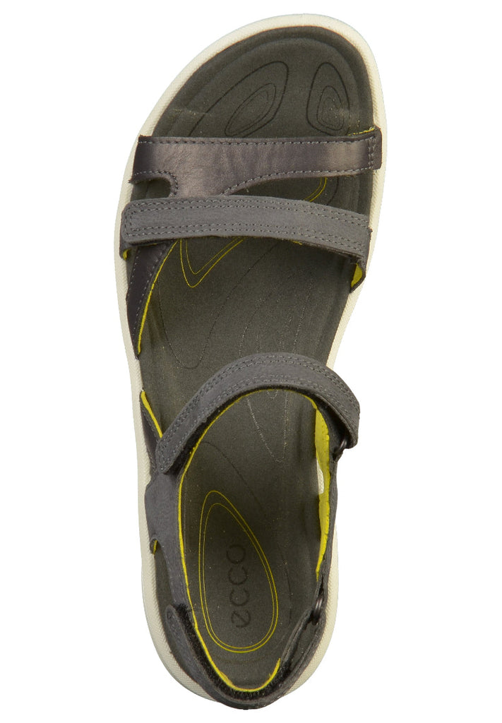 ecco Sandalen Leder Grau - surf4shoes