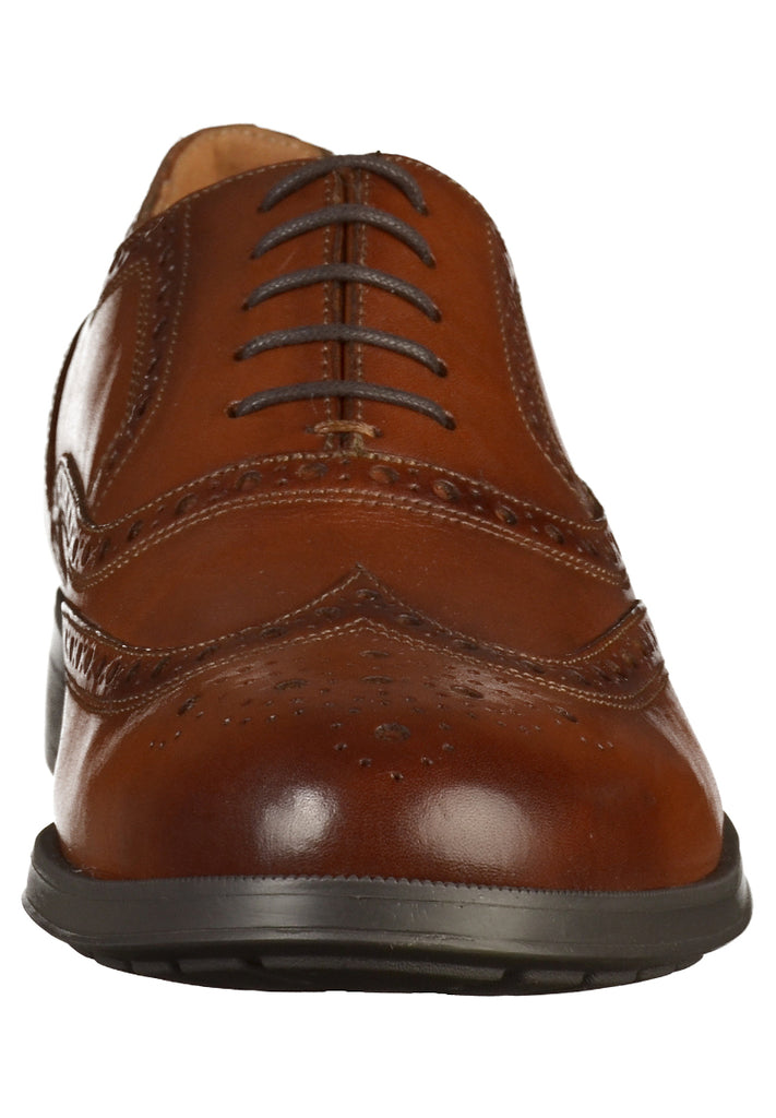 Geox Halbschuhe Leder Cognac - surf4shoes