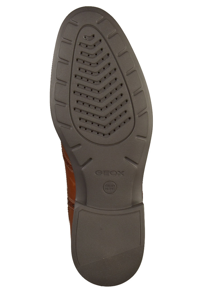 Geox Halbschuhe Leder Cognac - surf4shoes