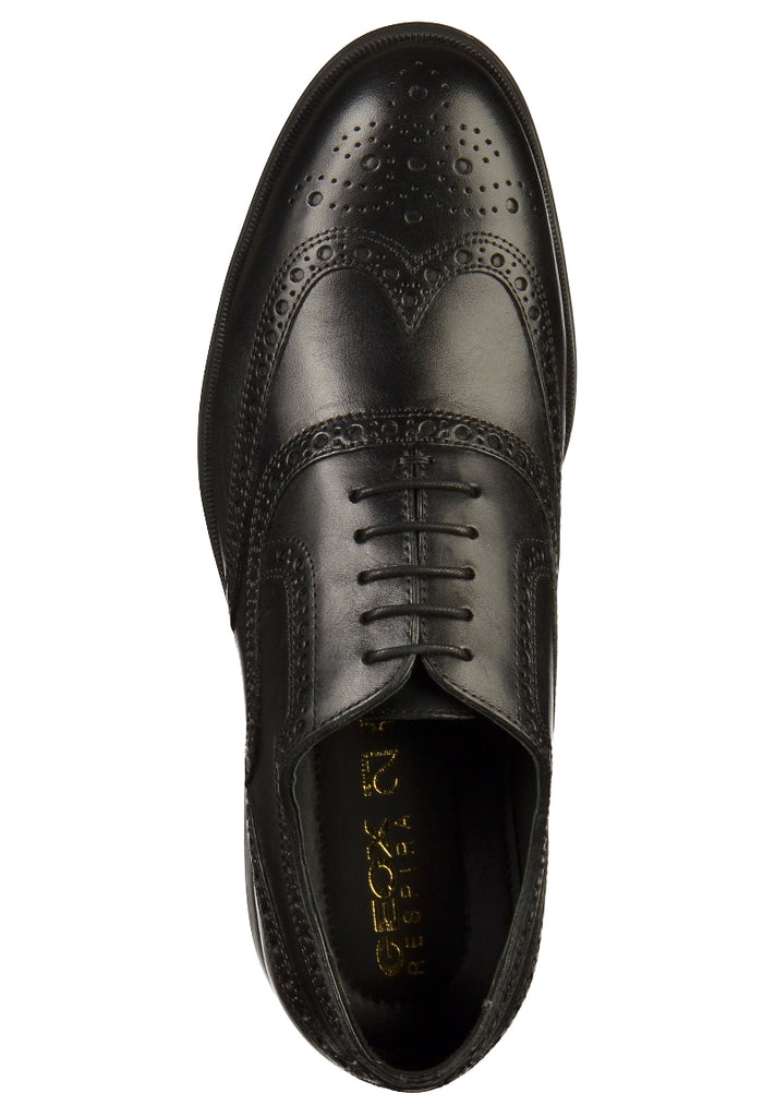 Geox Halbschuhe Leder Schwarz - surf4shoes