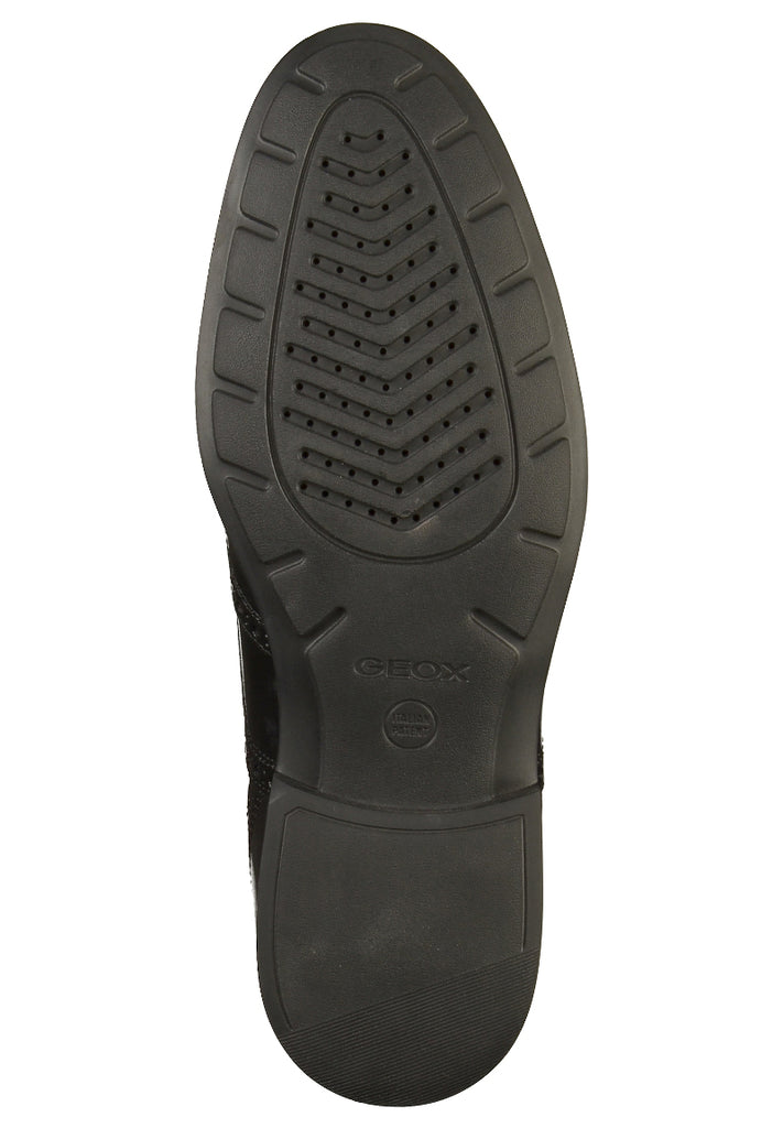 Geox Halbschuhe Leder Schwarz - surf4shoes