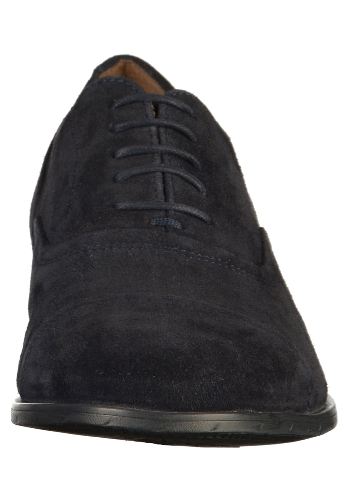 Geox Businessschuhe Veloursleder Navy - surf4shoes
