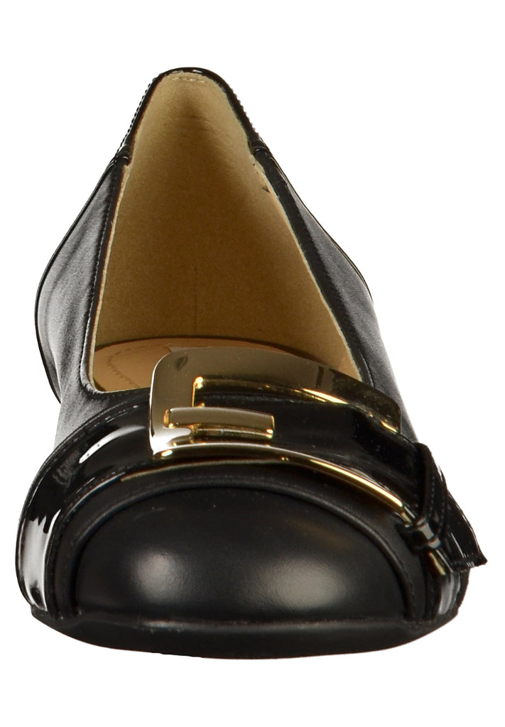 Geox Ballerinas Leder Schwarz - surf4shoes