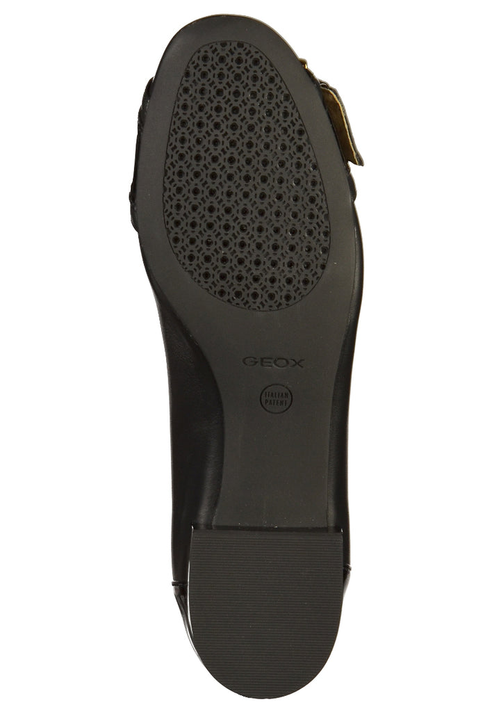 Geox Ballerinas Leder Schwarz - surf4shoes