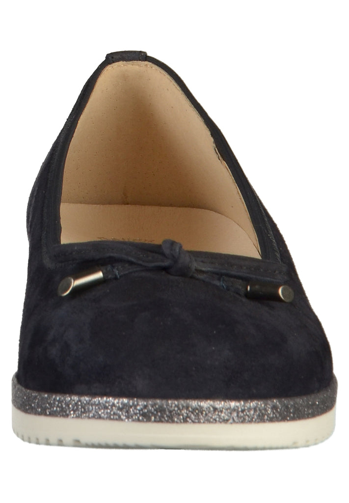 Gabor Ballerinas Leder Dunkelblau - surf4shoes