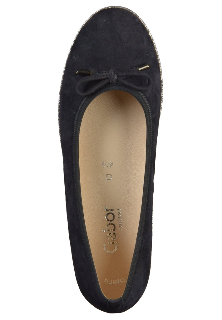 Gabor Ballerinas Leder Dunkelblau - surf4shoes