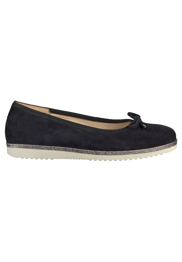 Gabor Ballerinas Leder Dunkelblau - surf4shoes