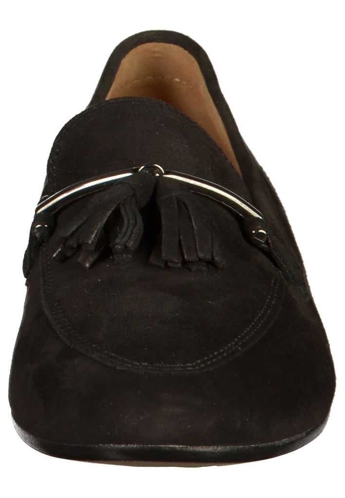 Gabor Slipper Veloursleder Schwarz - surf4shoes