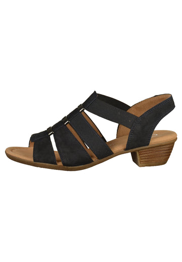 Gabor Sandalen Leder Blau - surf4shoes