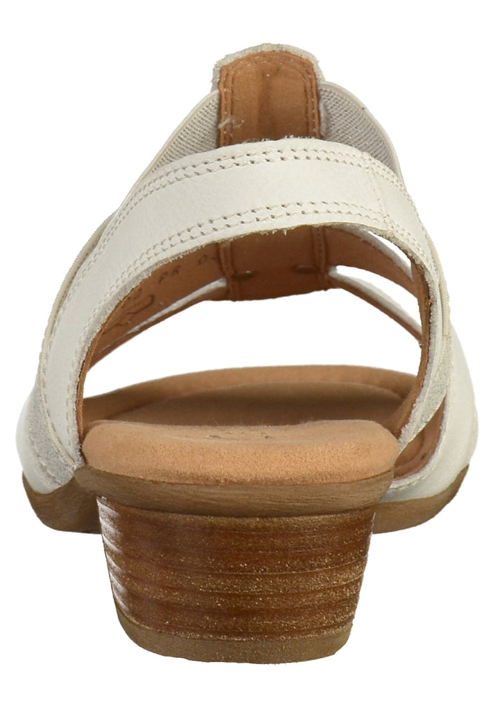 Gabor Sandalen Leder Weiß - surf4shoes