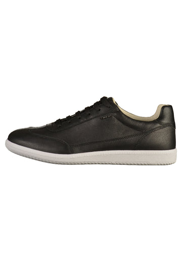 Geox Sneaker Leder Schwarz - surf4shoes