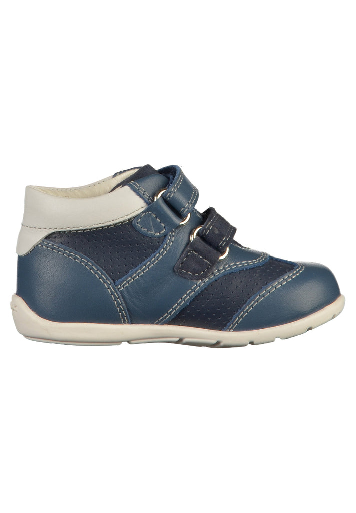 Geox Halbschuhe Leder Navy - surf4shoes