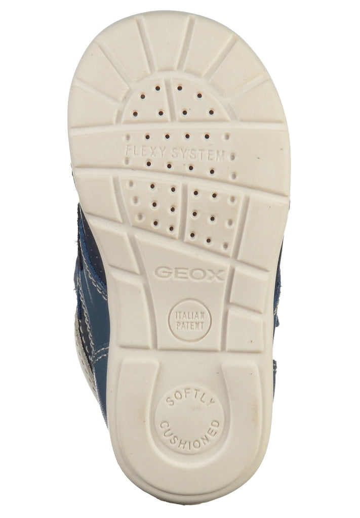 Geox Halbschuhe Leder Navy - surf4shoes