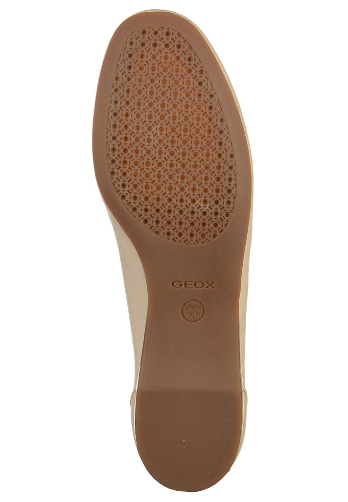 Geox Ballerinas Leder Taupe - surf4shoes