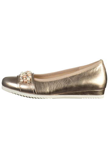 Gabor Ballerinas Leder Rosegold - surf4shoes
