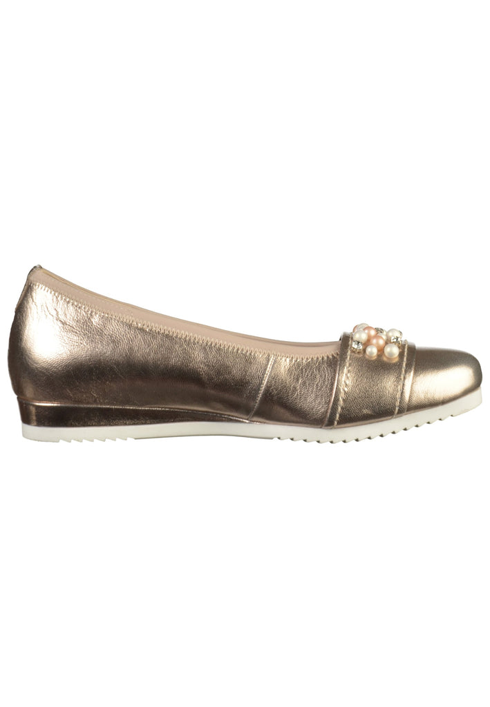 Gabor Ballerinas Leder Rosegold - surf4shoes