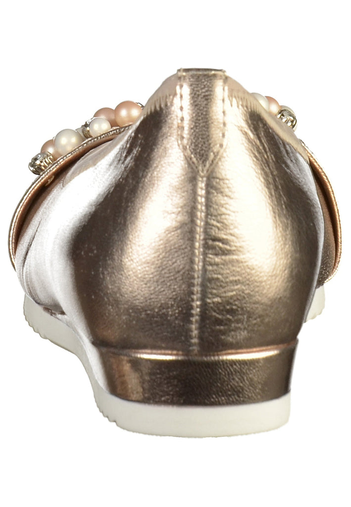 Gabor Ballerinas Leder Rosegold - surf4shoes