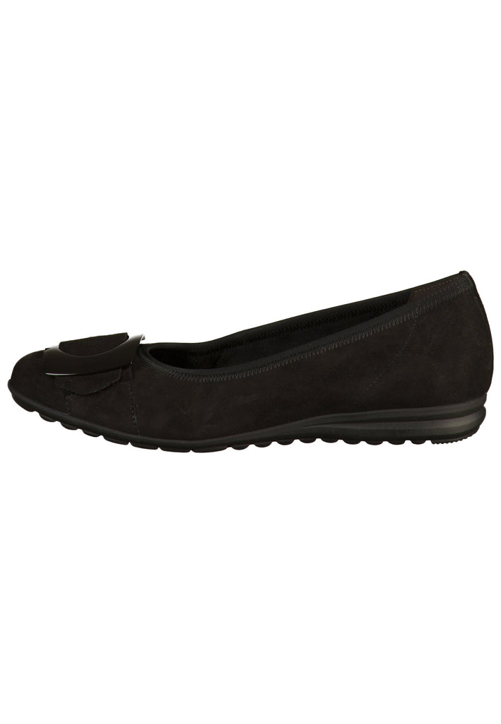 Gabor Ballerinas Leder Schwarz - surf4shoes