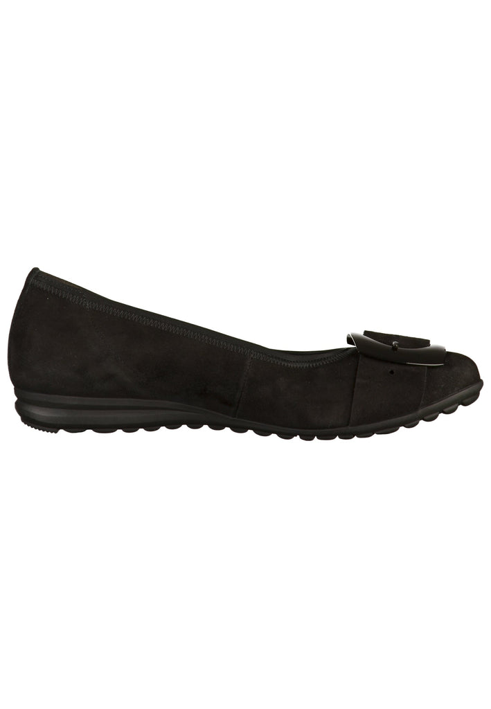 Gabor Ballerinas Leder Schwarz - surf4shoes