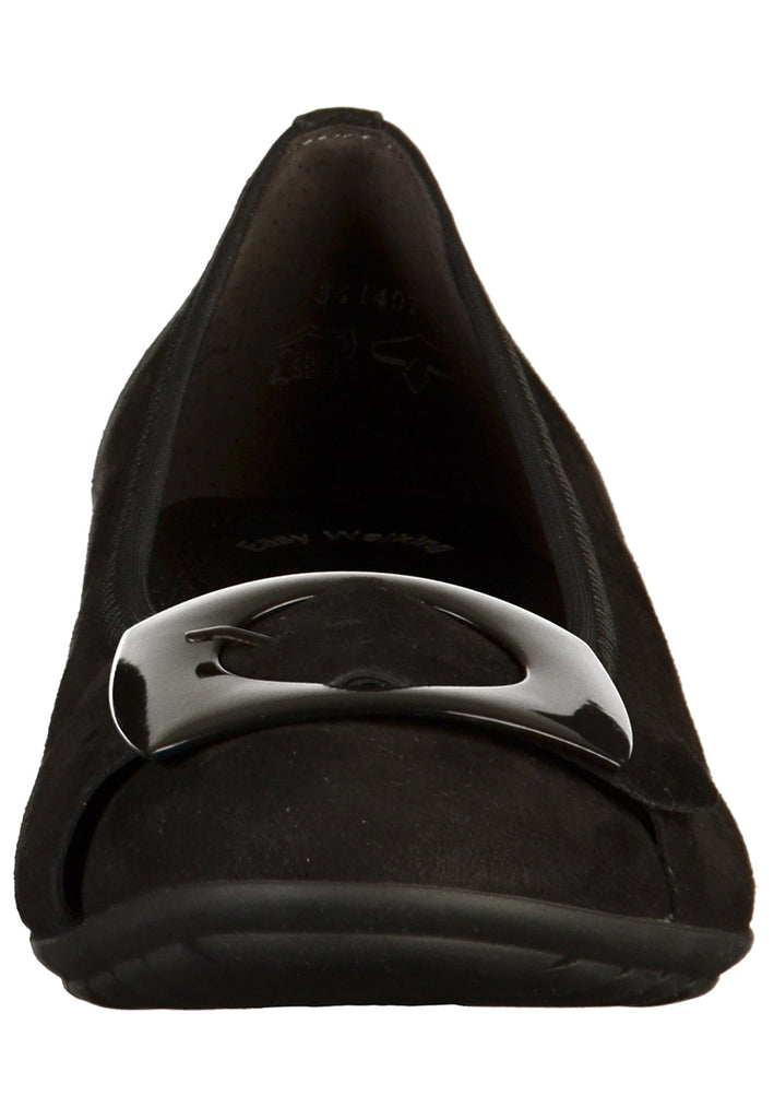 Gabor Ballerinas Leder Schwarz - surf4shoes