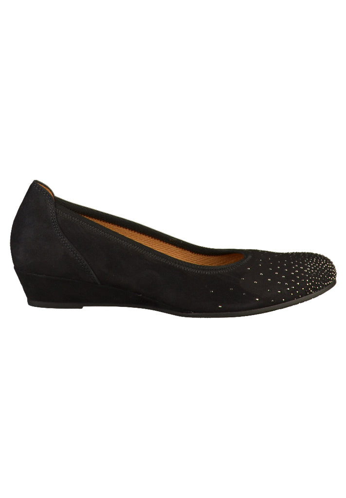 Gabor Pumps Nubukleder Dunkelblau - surf4shoes