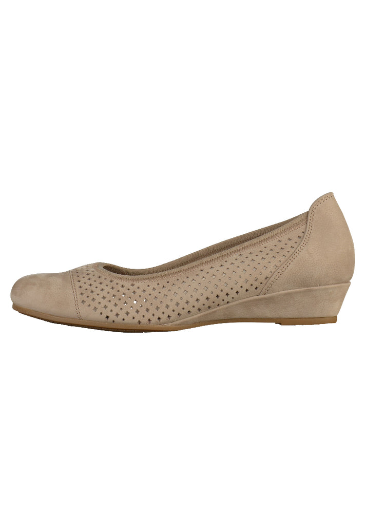 Gabor Pumps Leder Beige - surf4shoes