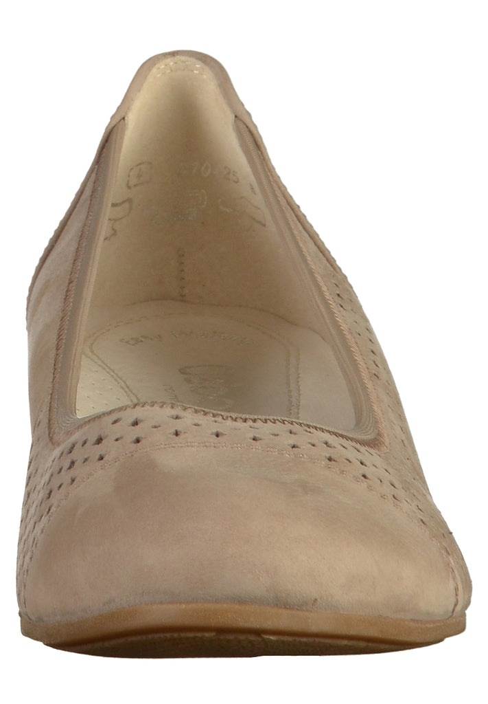 Gabor Pumps Leder Beige - surf4shoes