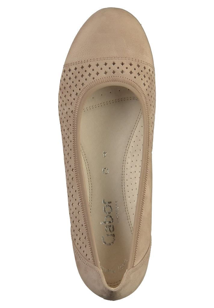 Gabor Pumps Leder Beige - surf4shoes