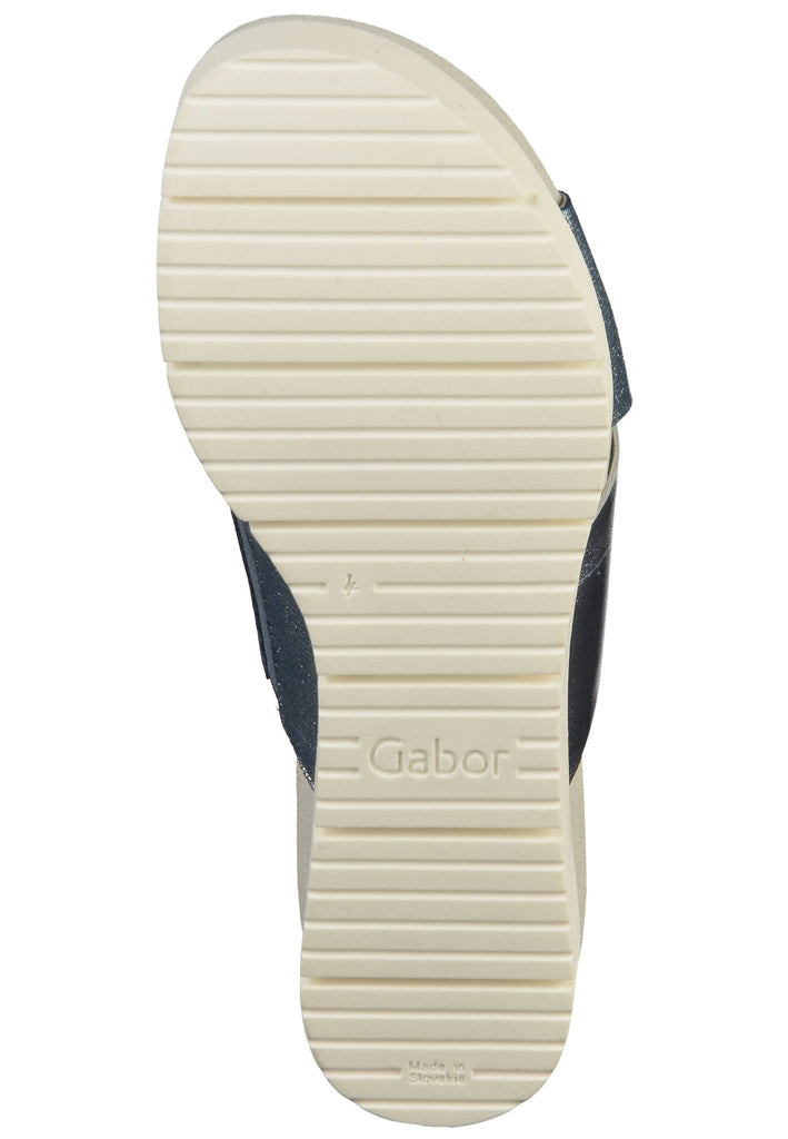 Gabor Pantoletten Leder Jeans - surf4shoes
