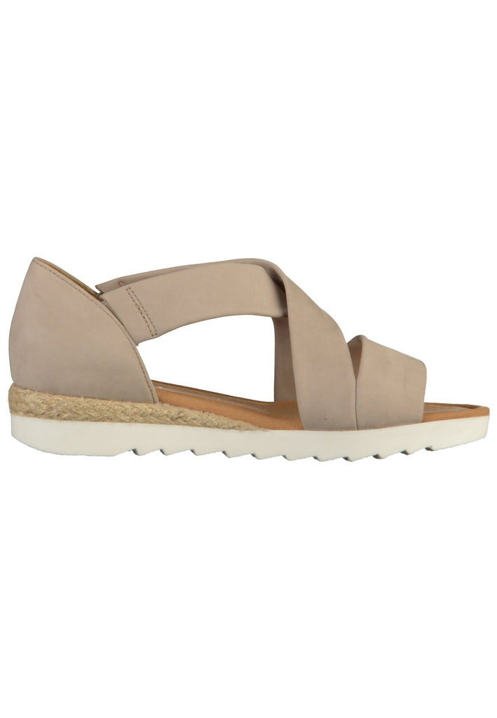 Gabor Sandalen Leder Leinen - surf4shoes