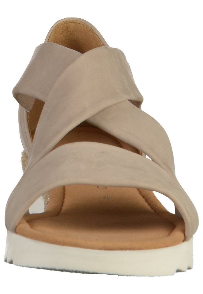 Gabor Sandalen Leder Leinen - surf4shoes