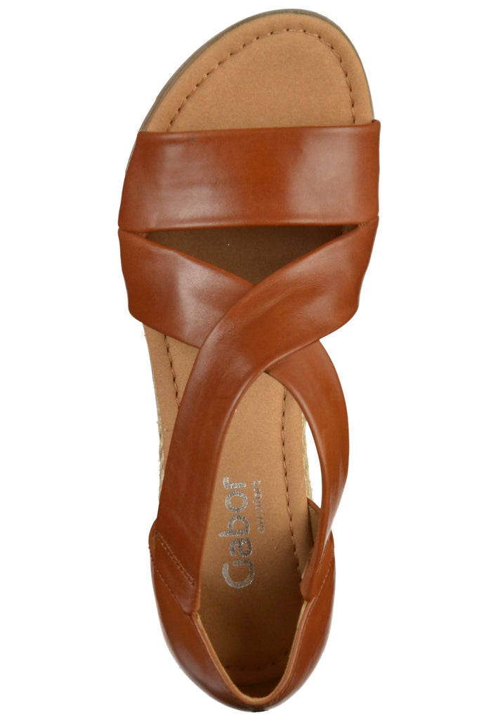 Gabor Sandalen Leder Braun - surf4shoes