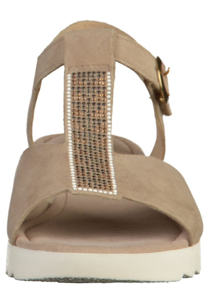 Gabor Sandalen Leder Beige - surf4shoes