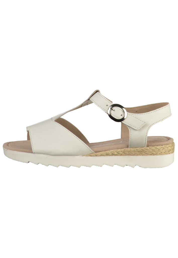 Gabor Sandalen Leder Weiß - surf4shoes