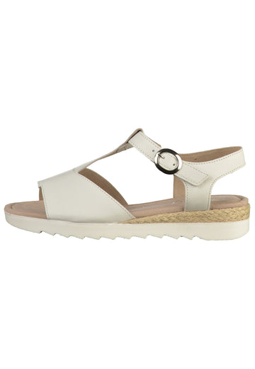 Gabor Sandalen Leder Weiß - surf4shoes