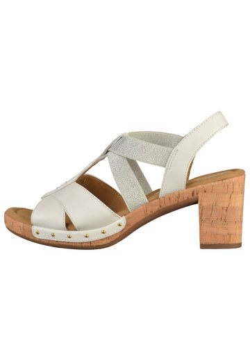 Gabor Sandalen Leder Weiß - surf4shoes
