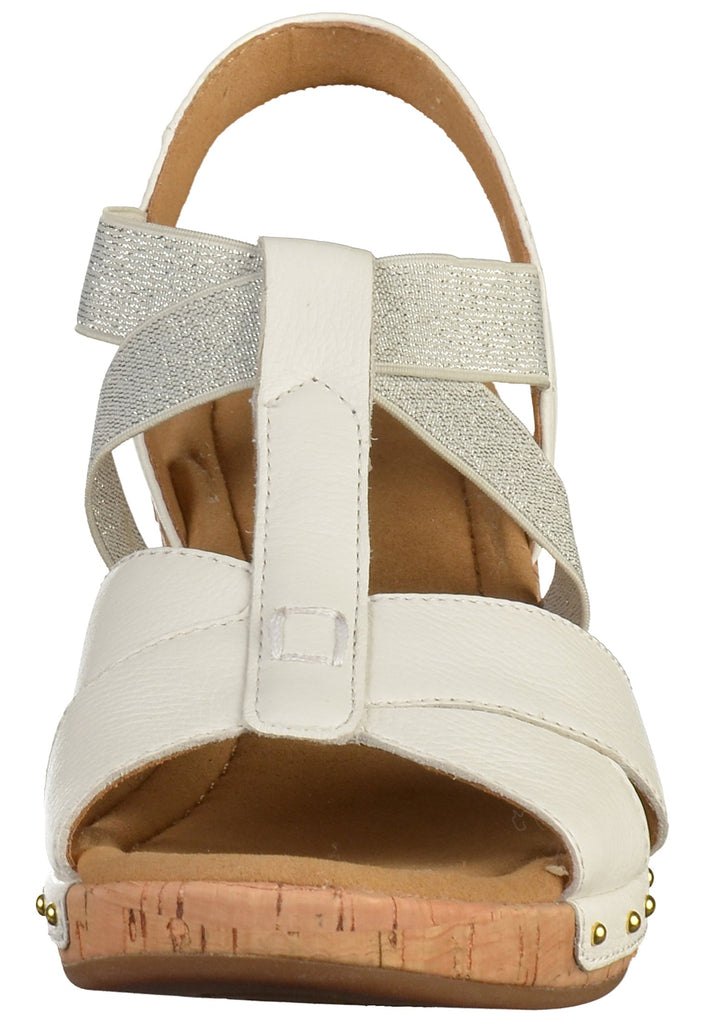 Gabor Sandalen Leder Weiß - surf4shoes