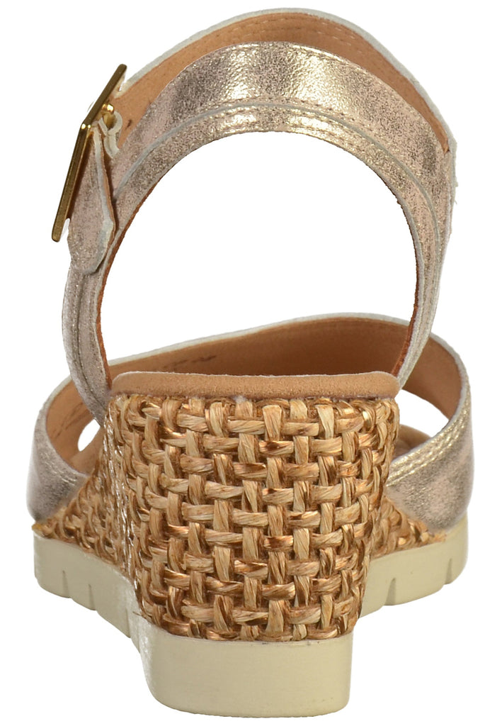 Gabor Sandalen Leder Platin - surf4shoes