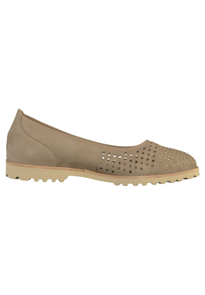 Gabor Slipper Leder Beige - surf4shoes