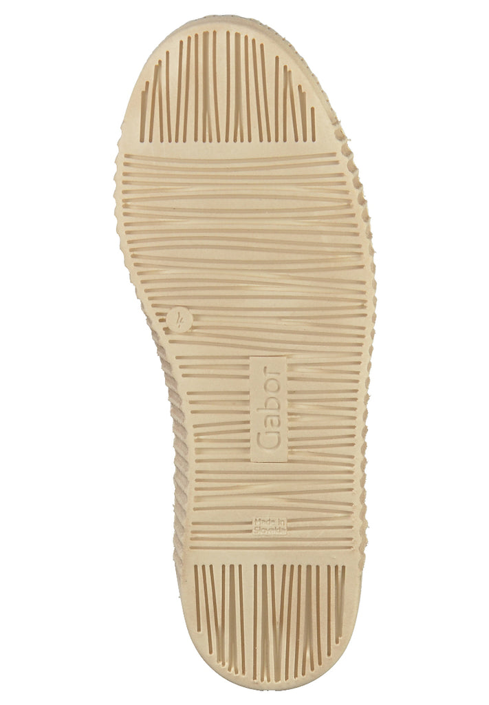 Gabor Halbschuhe Nubukleder Beige - surf4shoes