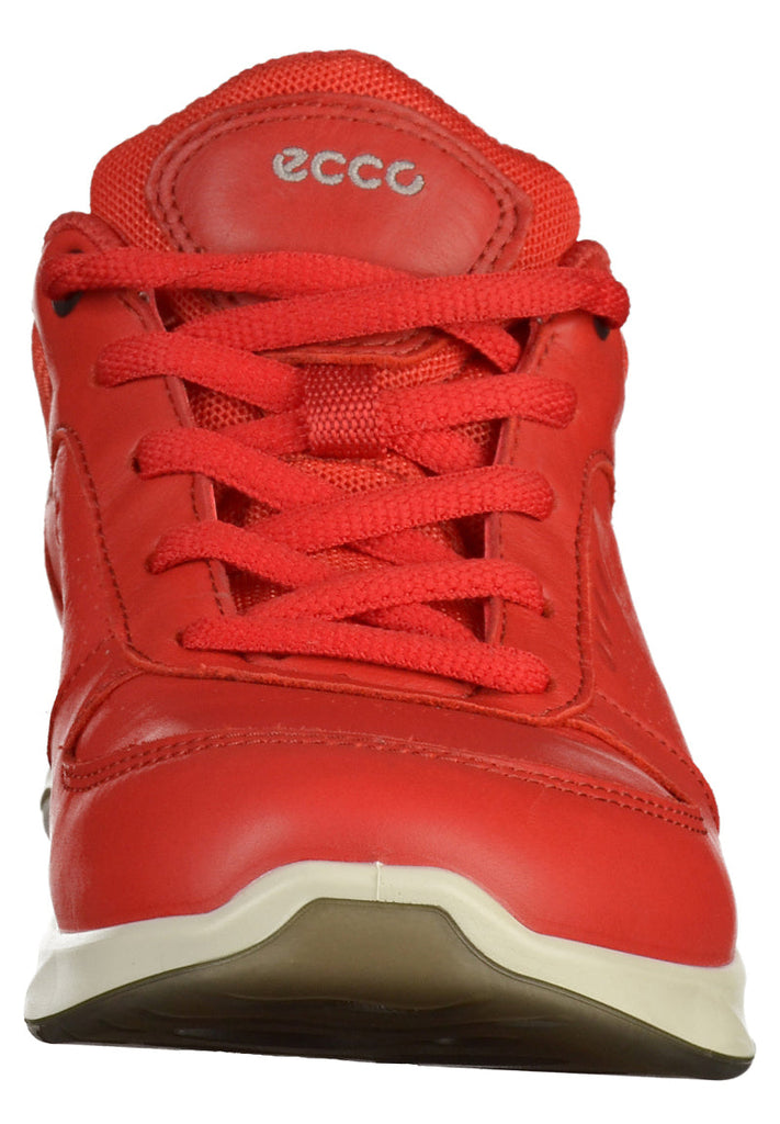 ecco Sneaker Leder Rot - surf4shoes