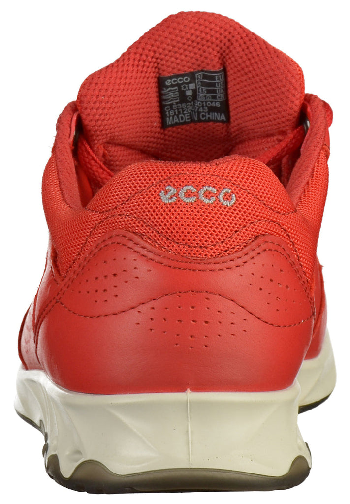 ecco Sneaker Leder Rot - surf4shoes