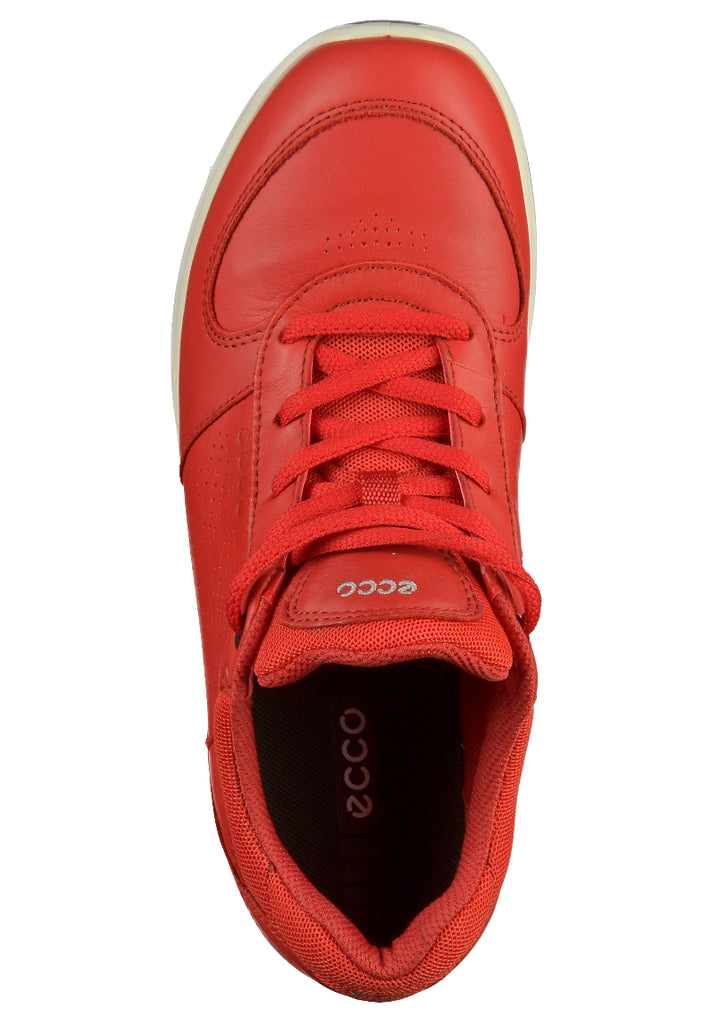ecco Sneaker Leder Rot - surf4shoes
