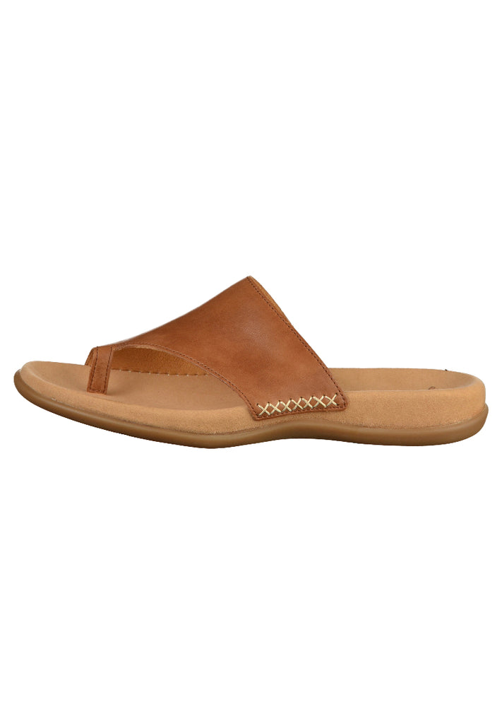 Gabor Zehensteg Leder Braun - surf4shoes