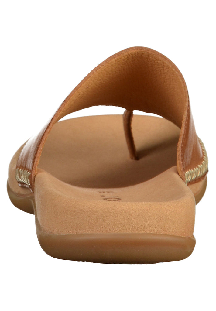 Gabor Zehensteg Leder Braun - surf4shoes