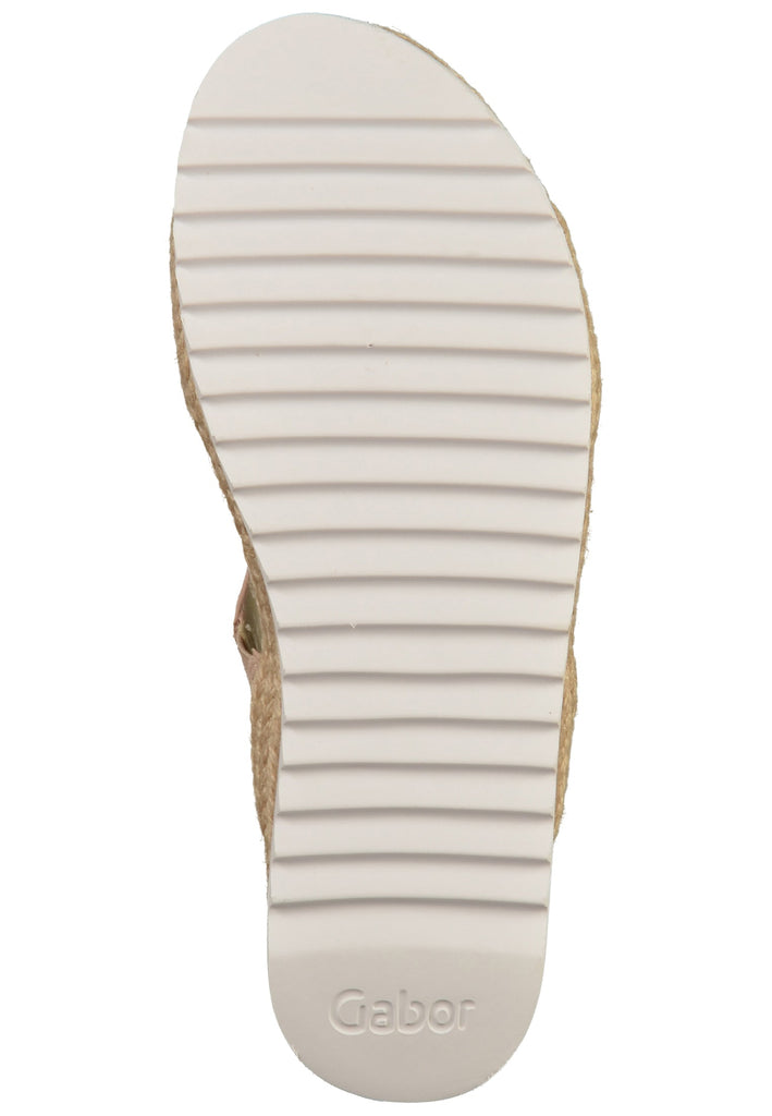 Gabor Pantoletten Nubukleder Rose - surf4shoes