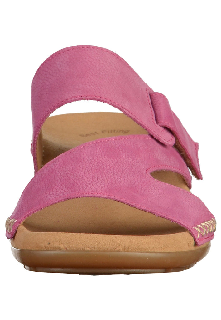 Gabor Pantoletten Nubukleder Pink - surf4shoes