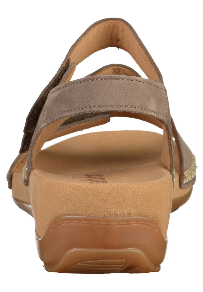 Gabor Sandalen Leder Braun - surf4shoes