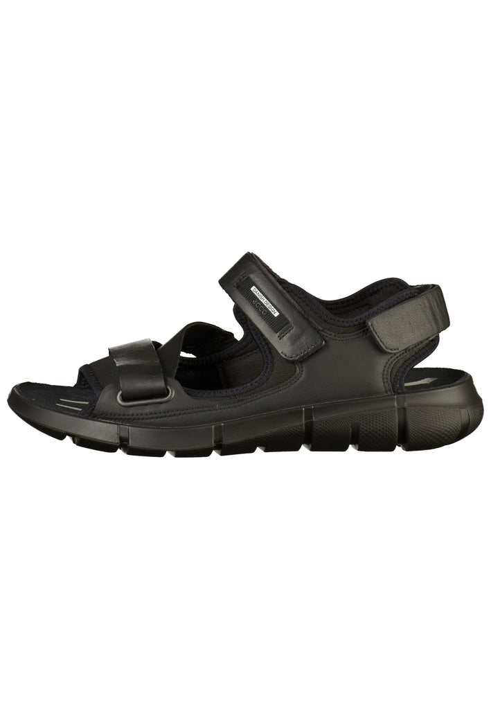 ecco Sandalen Leder/Textil Schwarz - surf4shoes