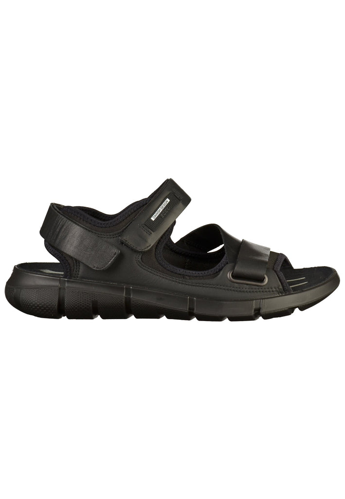 ecco Sandalen Leder/Textil Schwarz - surf4shoes